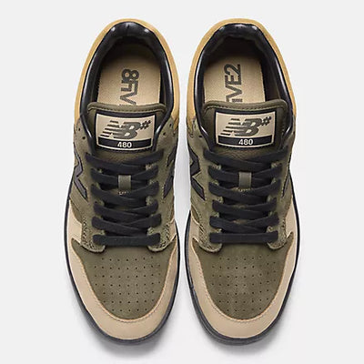 New Balance Numeric X 8Five2 480 Olive with Tan