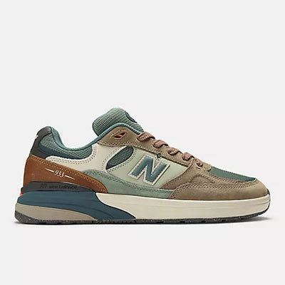 New Balance Numeric Andrew Reynolds 933 Shoe Mushroom with New Spruce