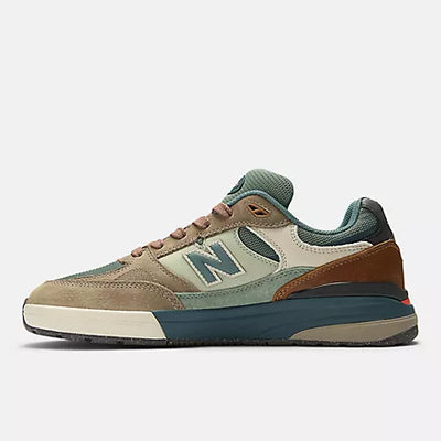 New Balance Numeric Andrew Reynolds 933 Shoe Mushroom with New Spruce