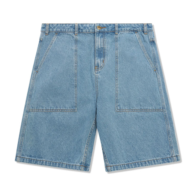 Butter Goods Patch Pocket Denim Shorts Washed Indigo