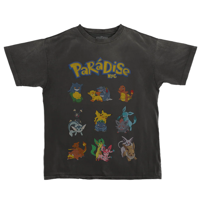 Paradise NYC Poke-Dise T-Shirt Vintage Black
