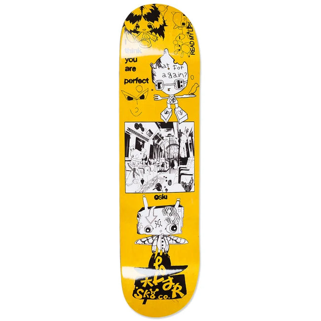 Polar Oski I Think You Perfect Deck Yellow 8.0"
