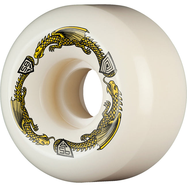 Powell Peralta Dragon Formula Ratbones II Yellow 95A 58mm x 33mm