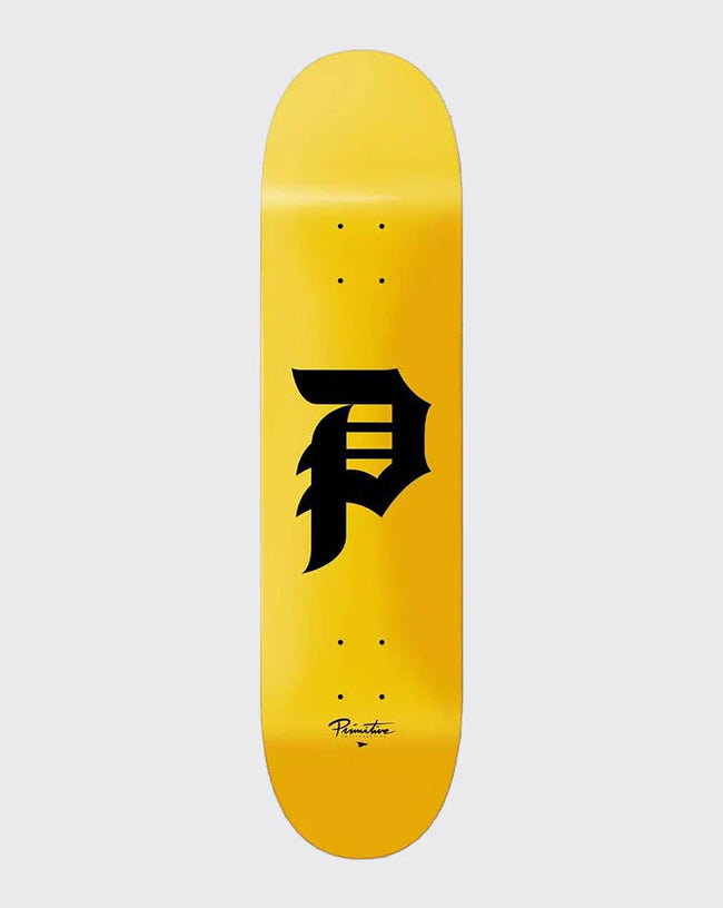 Primitive Dirty P Deck 8.38" Yellow