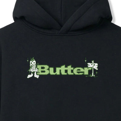 Butter Goods Quest Logo Hoodie Black