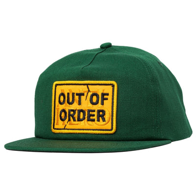 Antihero Out Of Order Snapback Forest Green