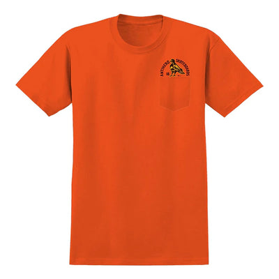 Antihero Rockdove Pocket T-Shirt Safety Orange