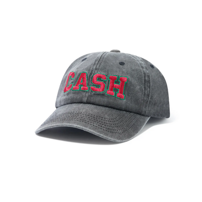 Cash Only Campus 6-Panel Cap Washed Black