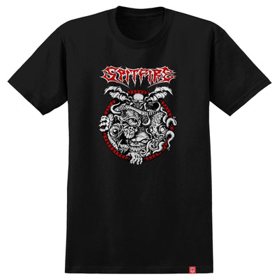 Spitfire Demon Gate T-Shirt Black/Red