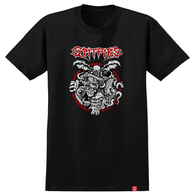 Spitfire Demon Gate T-Shirt Black/Red