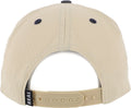 Real EMB SnapBack Cap Tan w Charcoal Denim