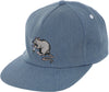 Real Street Cleaner Snapback Hat Bleached Denim