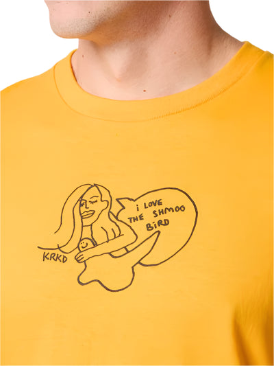 Krooked Love Bird Tee Gold