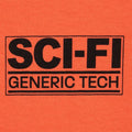 Sci-Fi Fantasy Generic Tech T Shirt - Bright Salmon