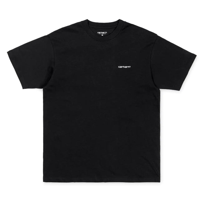 Carhartt Scripot Embroidery T Shirt Black