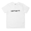 Carhartt S/S Script T-Shirt White/Black