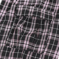 Yardsale Shoreline Plaid Shorts Black/Pink