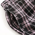 Yardsale Shoreline Plaid Shorts Black/Pink