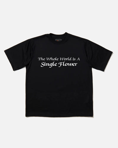 Arcade The Whole World is A Single Flower T-Shirt Black