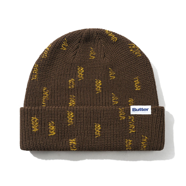 Butter Goods Base Beanie Brown