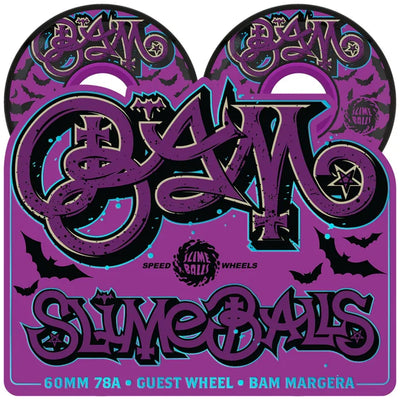 Slime Balls Bam Margera OG Wheels Black 60mm 78a