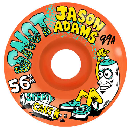 Snot Jason Adams Spray Cans Conical Wheels 56mm 99a Orange