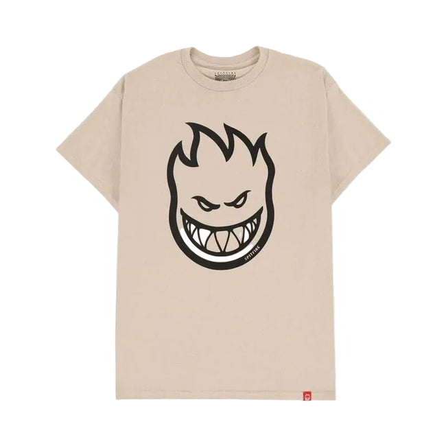 Spitfire Bighead T-Shirt Sand/Black