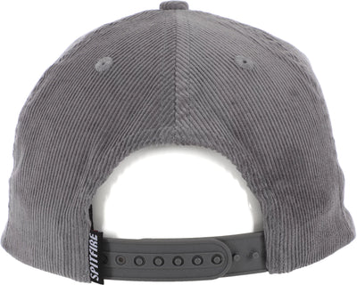 Spitfire Courier Patch Snapback Cap Corduroy Charcoal