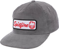 Spitfire Courier Patch Snapback Cap Corduroy Charcoal