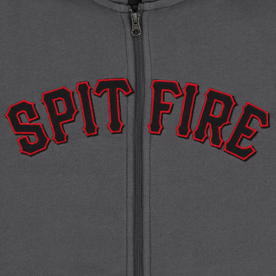 Spitfire Spitball Zip Hoodie Charcoal