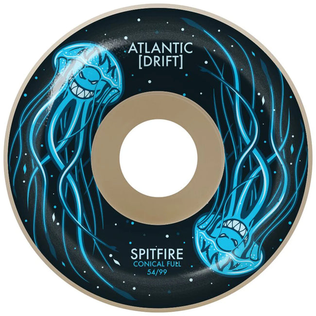 Spitfire Wheels Formula Four Atlantic Drift Conical Full 99D 56mm White