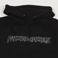 Fucking Awesome Outline Stamp Hood Black