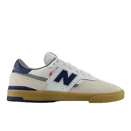 New Balance Numeric Jamie Foy 306C Shoe WHITE with NB NAVY