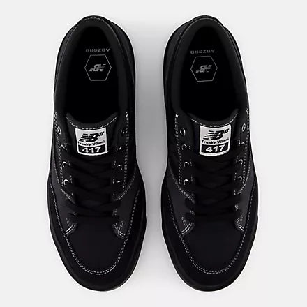 New Balance Numeric Frankie Villani 417 Low Shoe BLACK CEMENT with BLACK