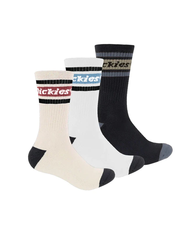 Dickies 3 Pack Socks - Egret Size 6-8
