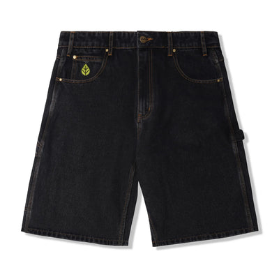 Butter Goods Weathergear Denim Shorts Washed Black