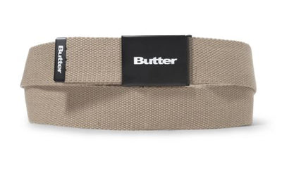 Butter Goods Logo Woven Belt Tan