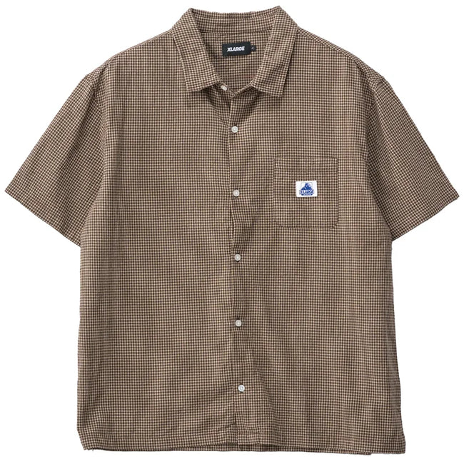 X-Large Liam S/S Shirt Brown