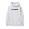 Butter Goods Felt Logo Pullover Hood ash grey