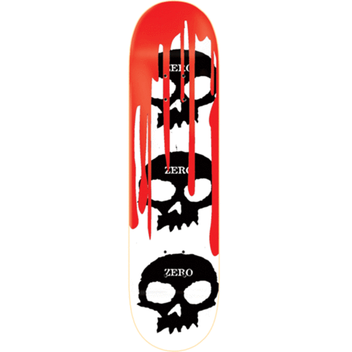 Zero 3 Skull Blood R7 Deck White 7.875