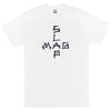 Slap Magazine Cross Logo T-Shirt White