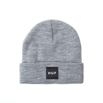 Huf Essentials Box Logo Beanie Grey