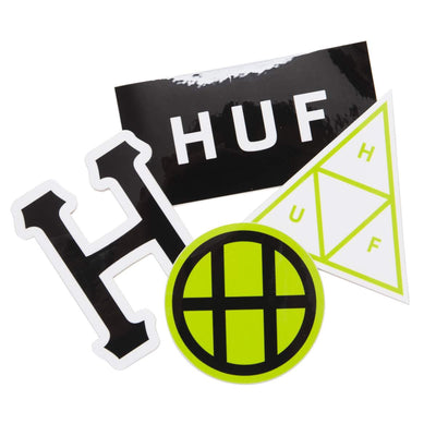 HUF Core Logo Sticker Set