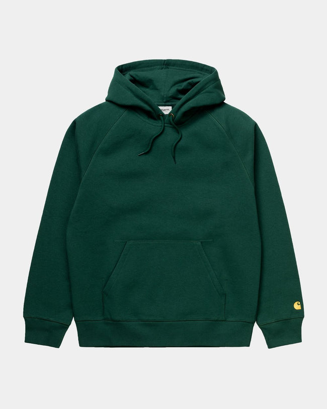 Carhartt WIP Hooded Chase Sweat Treehouse/Gold