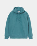 Carhartt WIP Hooded Chase Sweat Hydro/Gold