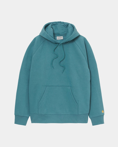 Carhartt WIP Hooded Chase Sweat Hydro/Gold