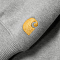 Carhartt WIP Hooded Chase Sweat Grey Heather/Gold