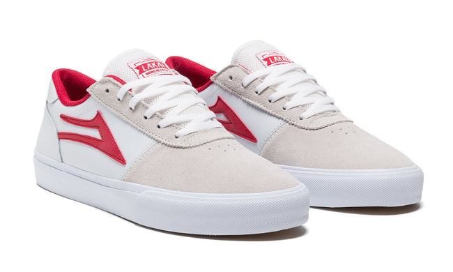 Lakai Manchester White/Red Suede – Embassy chch
