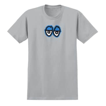 Krooked Eyes T-Shirt Silver/Blue