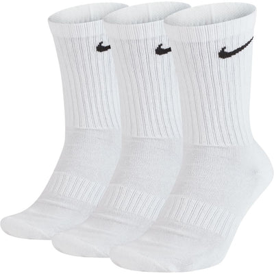 Nike Everyday Cushioned Crew Sock 3 Pack - White Size L (us 8-12)